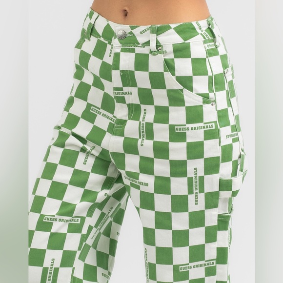 Guess Originals Checkered Carpenter Pants - Picture 4 of 5